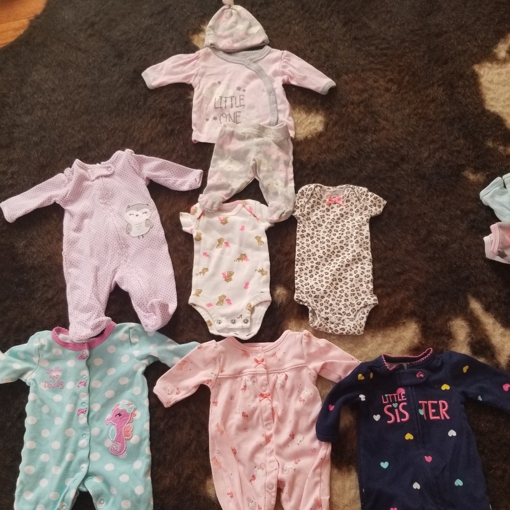 Baby girl sleepers